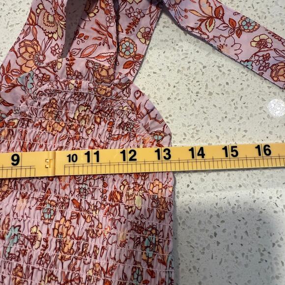 Nanette Lepore Play Tiered Patchwork Floral Maxi Dress Cottagecore Boho Size S - Picture 7 of 11